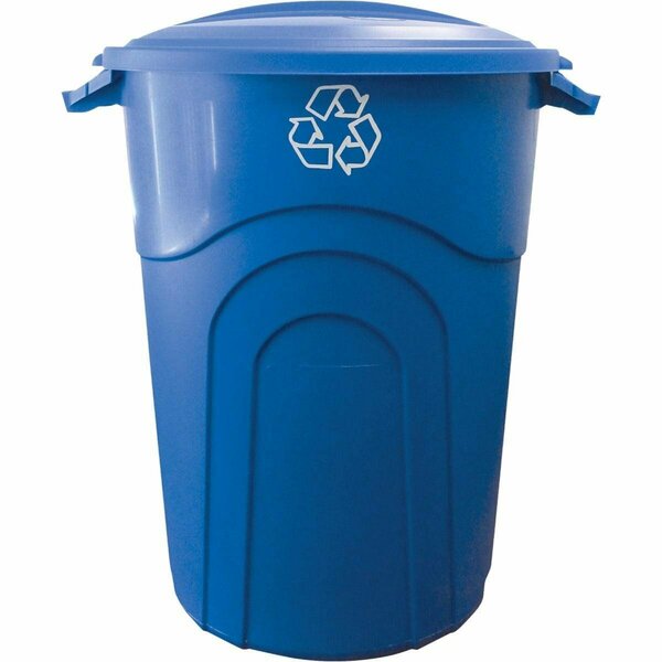 United Solutions 32 Gal. Recycling Trash Can with Lid TI0029